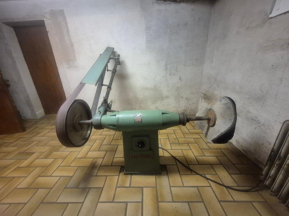 Metabo Bandschleifmaschine / Schleifmaschine mit viel Zubehör