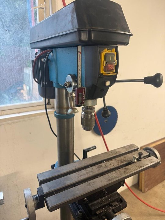 Güde Stand Drilling Machine with Cross Table and Round Table GSB 20/12