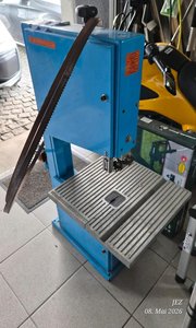 Hochwertige Bandsäge für Holz und Metall, Kugelgelagert.