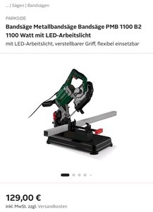 Metallbandsäge NEU OVP zu verkaufen