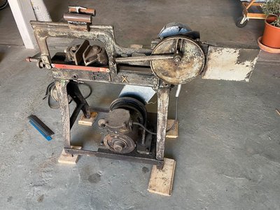 FIX Kaltsäge Standsäge + Sägeblätter Antik Funktioniert Säge Alt