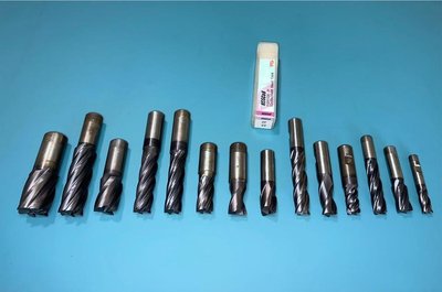 14x HSS Schaft-Fräser Schlichtfräser Fräsmaschine Weldon CNC