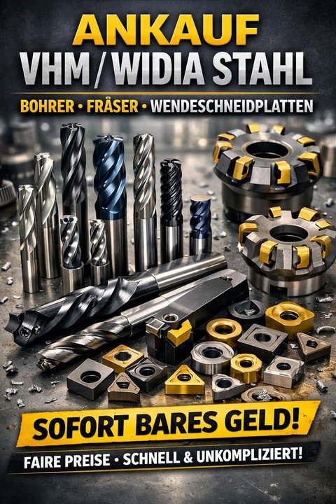 VHM Schrott Ankauf‼️ Bohrer, Fräser uvm‼️