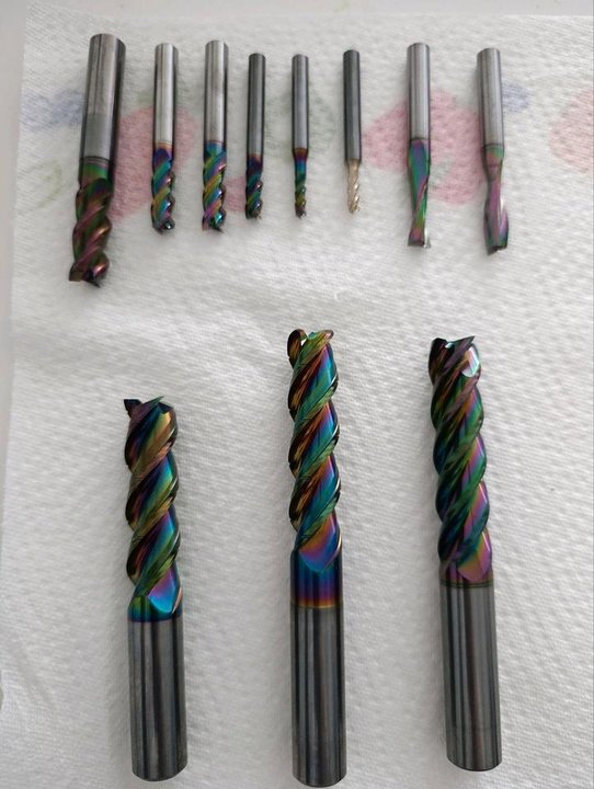 VHM Fräser D4 bis D16 mit TAC Beschichtung. 11 Stück NEU !!!