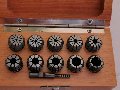 Spannzangen-Set ER16 F426 inkl. VHM 3 mm Fräser für Fräsmaschine