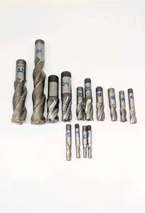 14x HSS Fräser mit Gewindeaufnahme 8-32mm Garant & co.