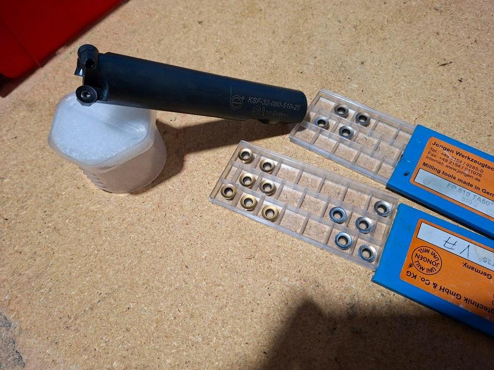 Wendeplatten Schaftfräser Jongen KSF-32-080-510-25