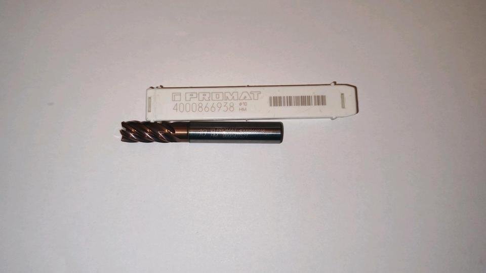 Promat Schaftfräser D.10mm VHM TiAlN