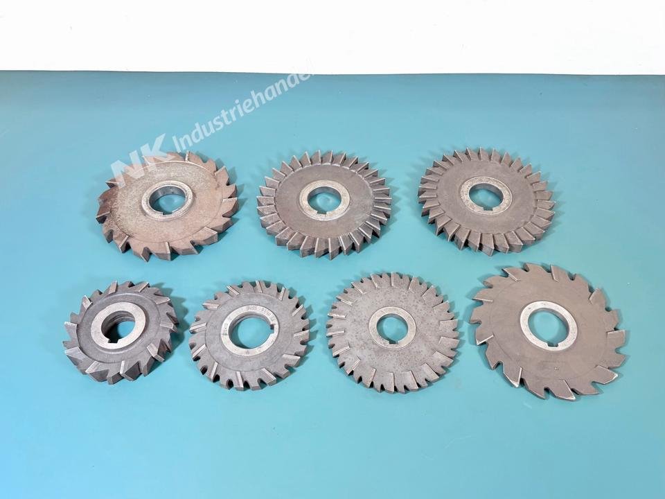 7x Scheiben-Fräser HSS-Fräser Ø110-160 mm Fräsmaschine