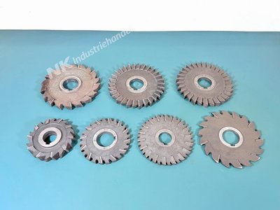 7x Scheiben-Fräser HSS-Fräser Ø110-160 mm Fräsmaschine
