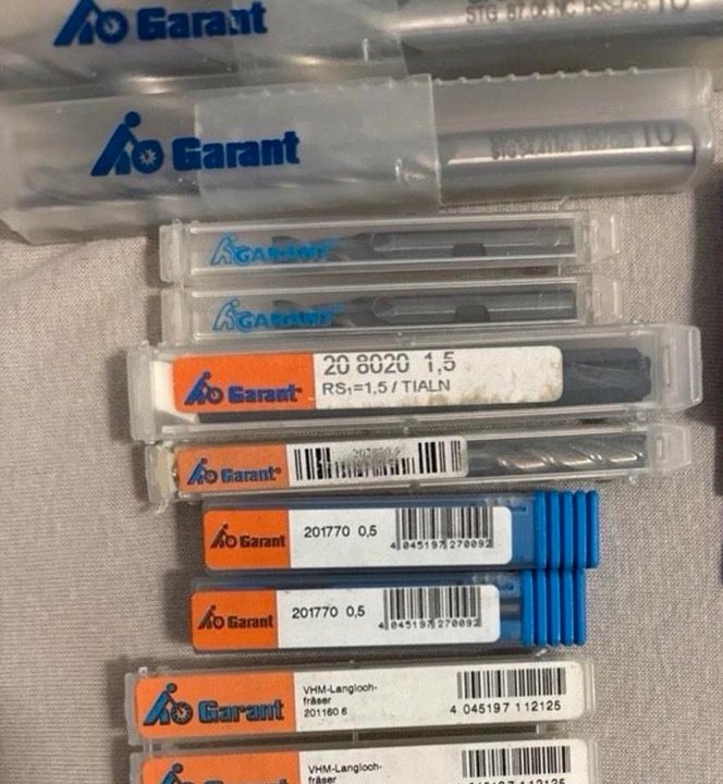 VHM / HSS / Fräser / Bohrer / Wendeschneidplatten usw