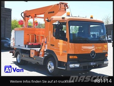 Mercedes-Benz Atego 815 Hubarbeitsbühne Ruthmann TK145, Klima