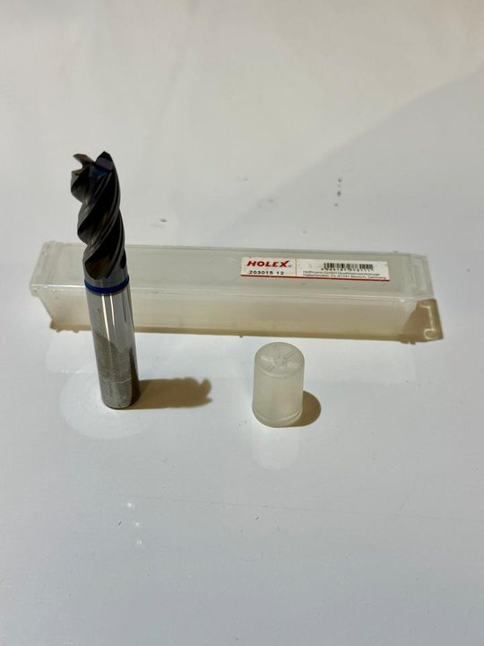 Holex Pro INOX VHM milling cutter 203015 12 mm milling stainless steel
