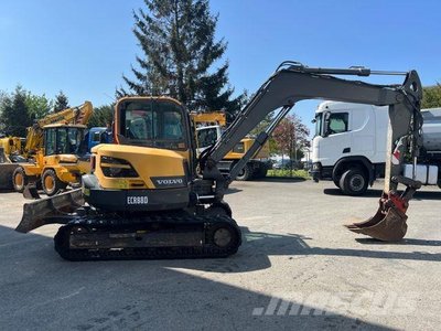 Volvo ECR88D Klima SW Vollverrohrung