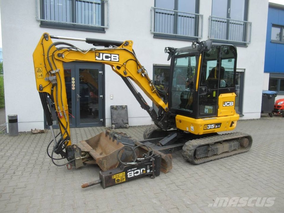 JCB 35Z-1  mit Hammer und hydr.  Löffelpacket