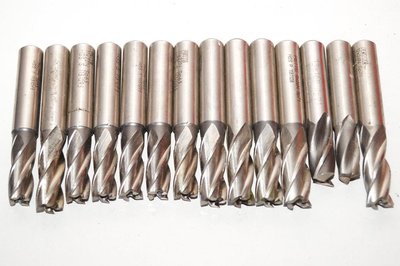 14x Schaftfräser Ø 11-13 mm LMT FETTE Walter Nutfräser Fräser