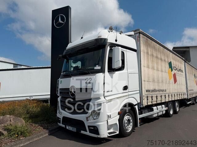 Schiebeplane Mercedes-Benz Actros 2542 L 6x2 Standklima Retarder gebraucht