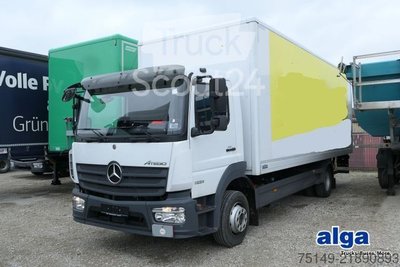 LKW mit Kofferaufbau MERCEDES-BENZ 1223 L Atego 4x2, LBW, AHK, Automatik, 56tkm, AC gebraucht