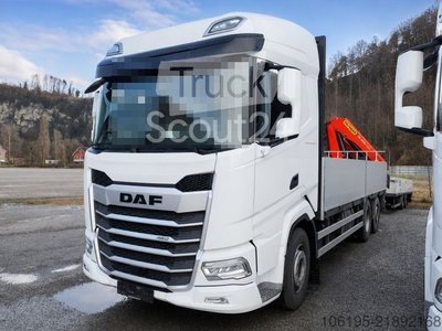 LKW mit Pritsche (offen) DAF XF 480 *Kran Palfinger PK 24.001 SLD 5+Funk* gebraucht