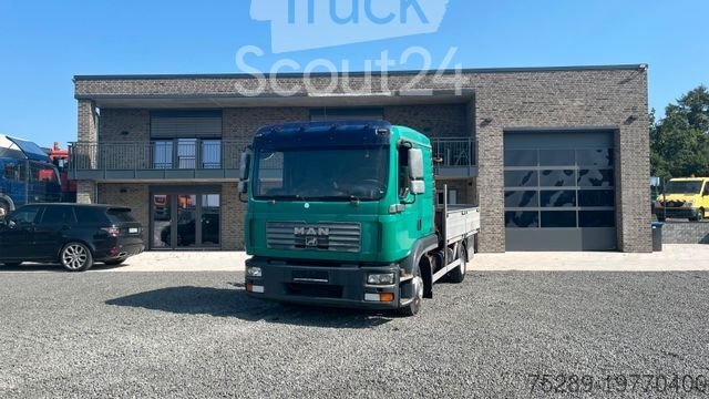LKW mit Pritsche (offen) MAN TGL 8.180 4x2 Kran Hiab Tempomat gebraucht