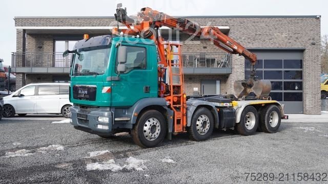 Abrollkipper MAN TGS TGM  32.340 8x4  marchesi Kran Abrollkipper gebraucht
