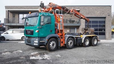 Abrollkipper MAN TGS TGM  32.340 8x4  marchesi Kran Abrollkipper gebraucht