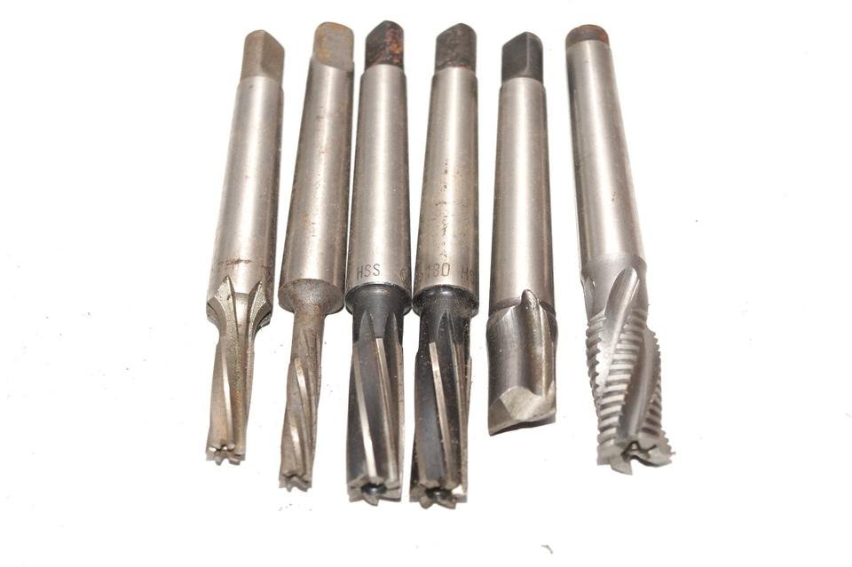 6x Schaftfräser Ø 6-13 mm MK2 FETTE Alstrem Fräser Graviersichel
