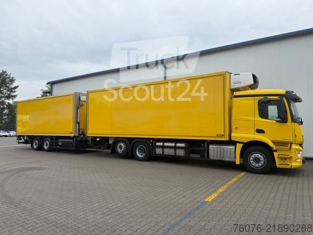 Cooler case truck MERCEDES-BENZ 2540 LL 6x2/4 Cooler case 8.2m LBW 2,5t Carrier used