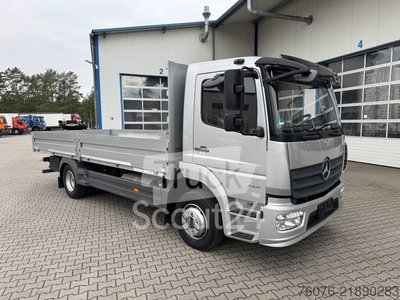 Used trucks with pinch (open) MERCEDES-BENZ Atego 1221 L Pritsche 6.2m Climate AHK