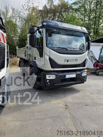 Three-sided dump truck IVECO EuroCargo ML 160 E 32 2-axis dumper used