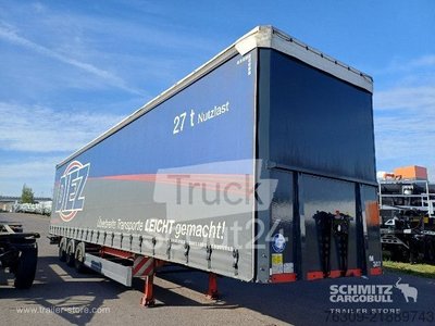 Auflieger mit Pritsche & Plane Berger Curtainsider Mega gebraucht