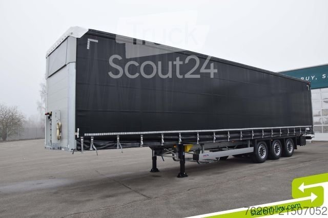 Auflieger mit Pritsche & Plane SCHMITZ CARGOBULL Varios Hubdach Liftachse XL-Zertifikat MIETE neu