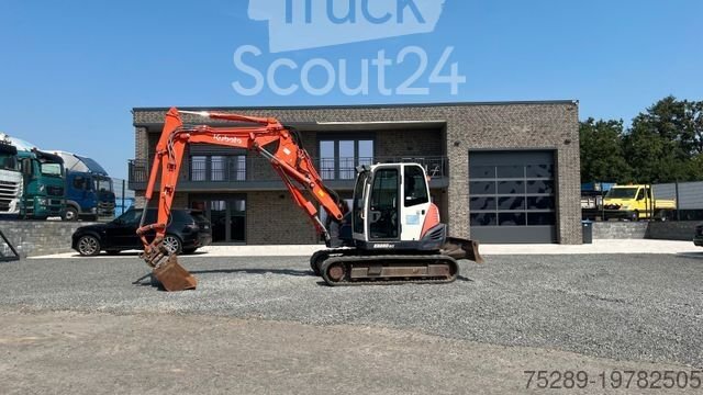 Minibagger KUBOTA KX080 KX080-3 Verstellausleger 8700Kg Klima Tilt gebraucht