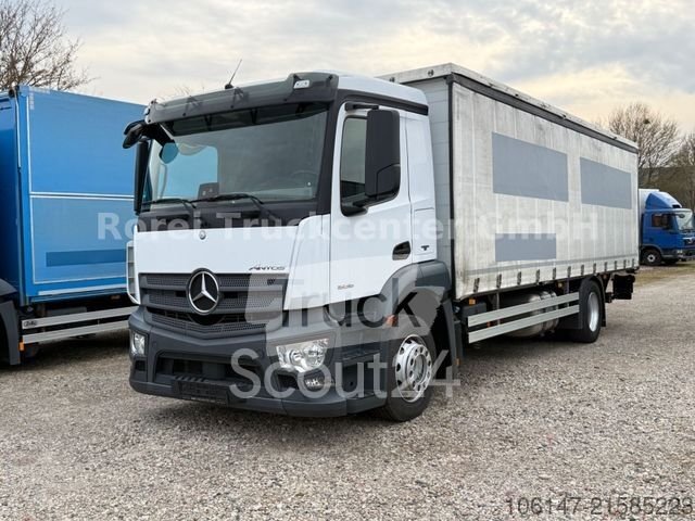 LKW mit Pritsche & Plane MERCEDES-BENZ MB 1836L Antos E6, Klima, Edscha, LBW MBB 2to gebraucht