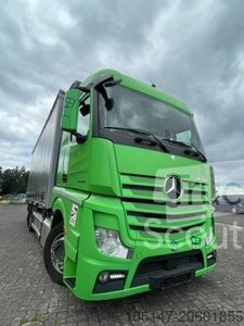 Truck with Pritsche & Plane MERCEDES-BENZ 2548LL 6x2 E6,-New Motor-Lift steering axle,Retarder used