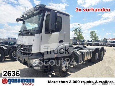 Truck chassis Mercedes-Benz Arocs 2636 6x4, 3x AD! new