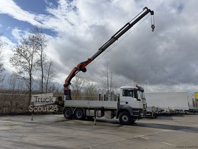 Used trucks with carriage (open) MAN Truck & Bus TGA08 TGS 26.440 6 x 4 BL with crane PK53002
