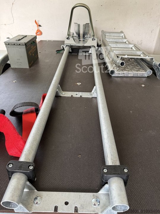 motorcycle trailer Stema MT 750 B2 used with SAWIKO loading aid