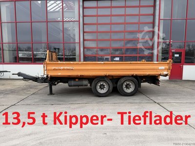 Müller Mitteltal KA-TA-T  13,5 t Tandemkipper- Tieflader