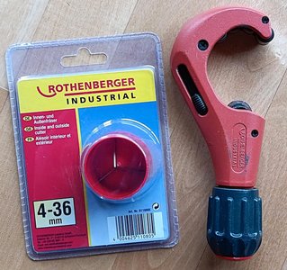 Rothenberger Werkzeug-Set: Fräser + Rohrabschneider