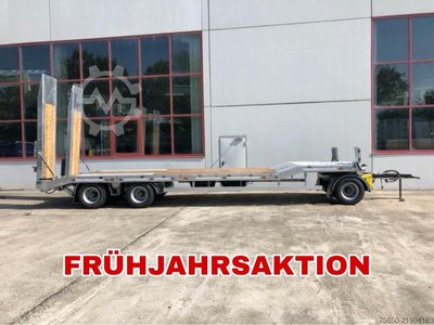 Möslein T 3-6,60 VB  3 Achs Tieflader- Anhänger, Luftgefedert, Verbreiterung