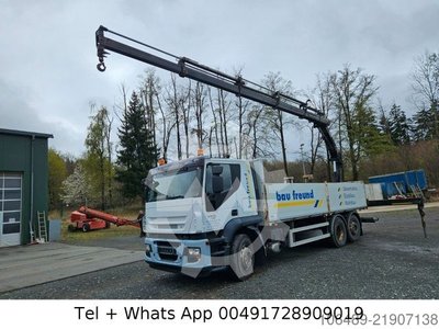IVECO AT 260S42Y 7PS Crane+FUNK Hiab 166 E-4H EEV