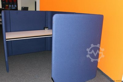 BUZZISPACE Buzziville blau Design Büromöbel