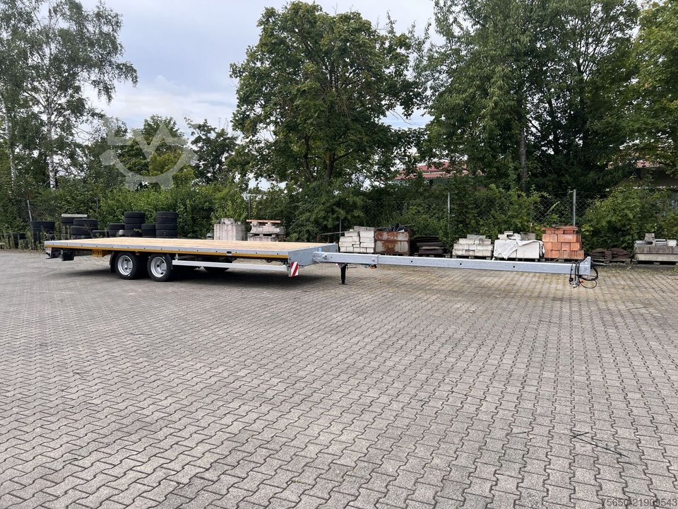 Möslein THT 14-G 7,20 L ausziehbar  13,9 t Tandemanhänger- Tieflader, ausziehbarLuftgefedert