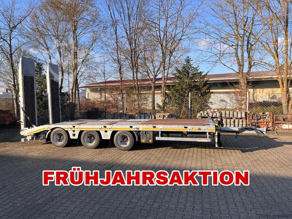 Möslein TT 34 Zugrohr Gerade  34 t GG Tridem- Tieflader 3 Achs, gelenktNeufahrzeug