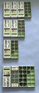 WALTER Wendeschneidplatten WNMG - Paket mit 117 Stück