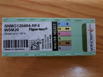 10 Stck. Walter SNMG431-NF4 Wendeschneidplatten