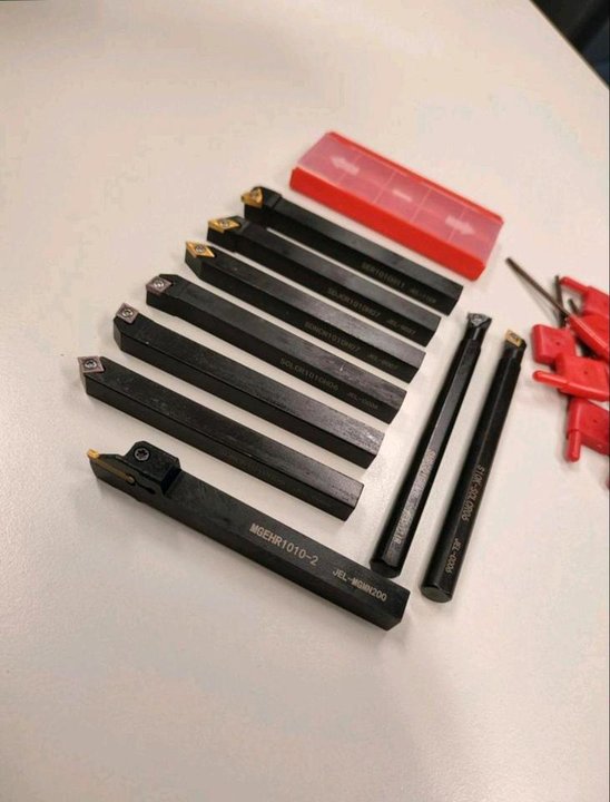 Drehstahl Klemmhalter Set für Drehmaschine Drehbank Wendeplatte