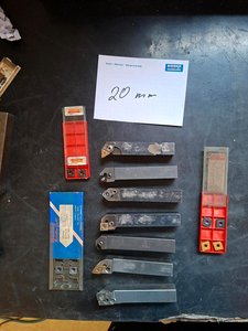 Posten Drehstahl Drehmeißel 20 mm Wendeplattenhalter