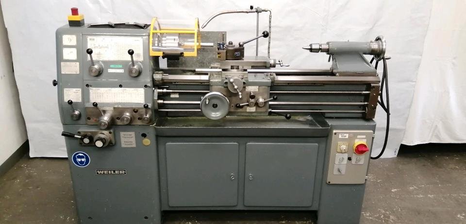 Drehbank, Weiler Condor VS 2, RÖHM Futter, Drehmaschine, Weiler